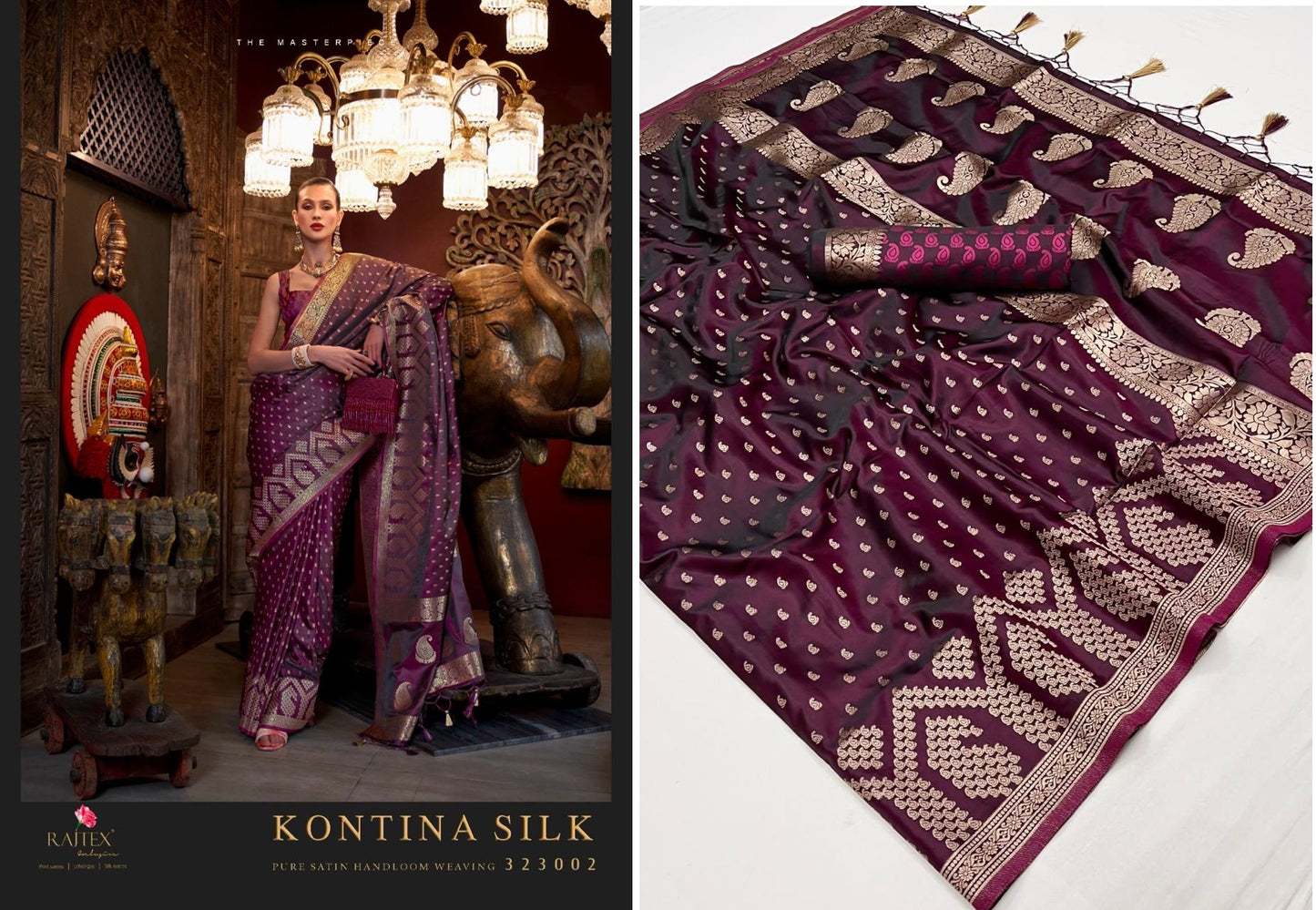 323002 Kontina Rajtex Sarees