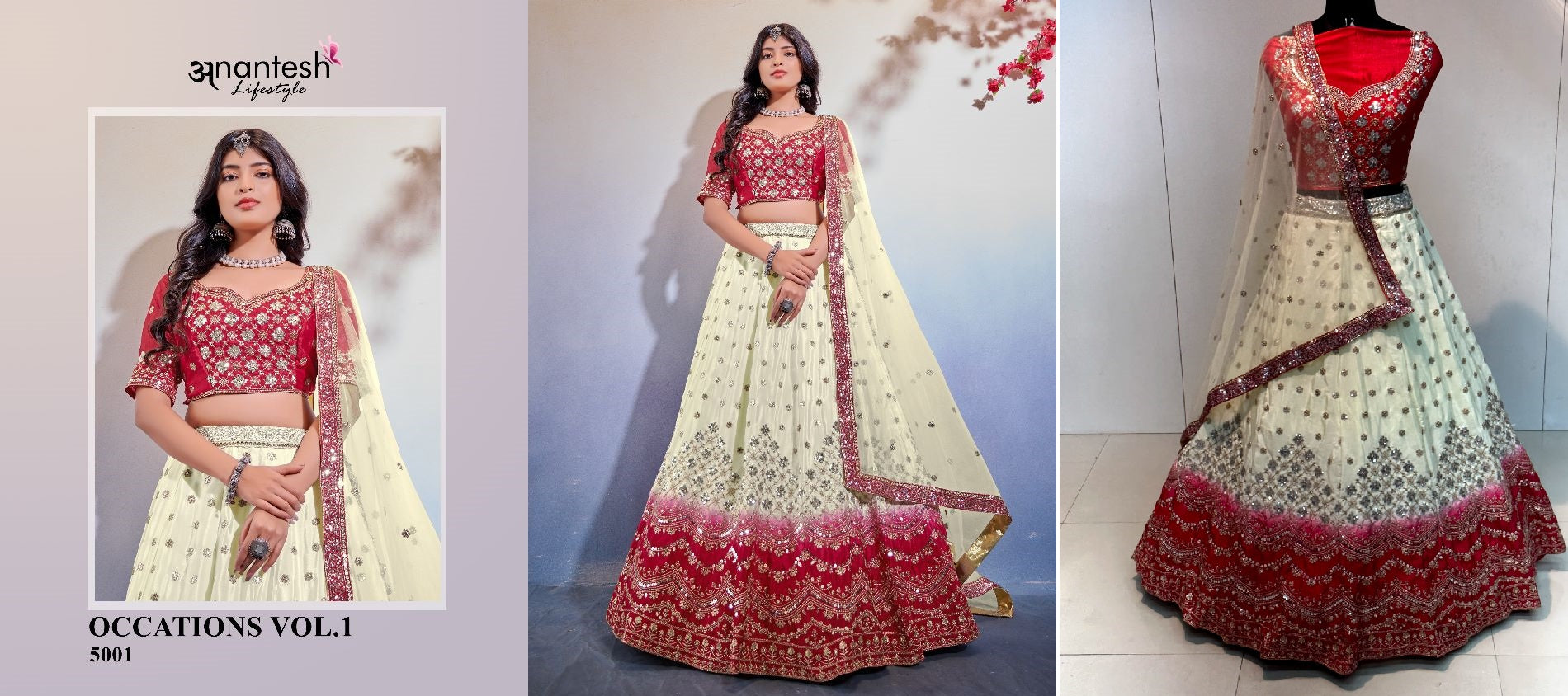 5001 Occations Vol 1 Anantesh Lehenga Choli