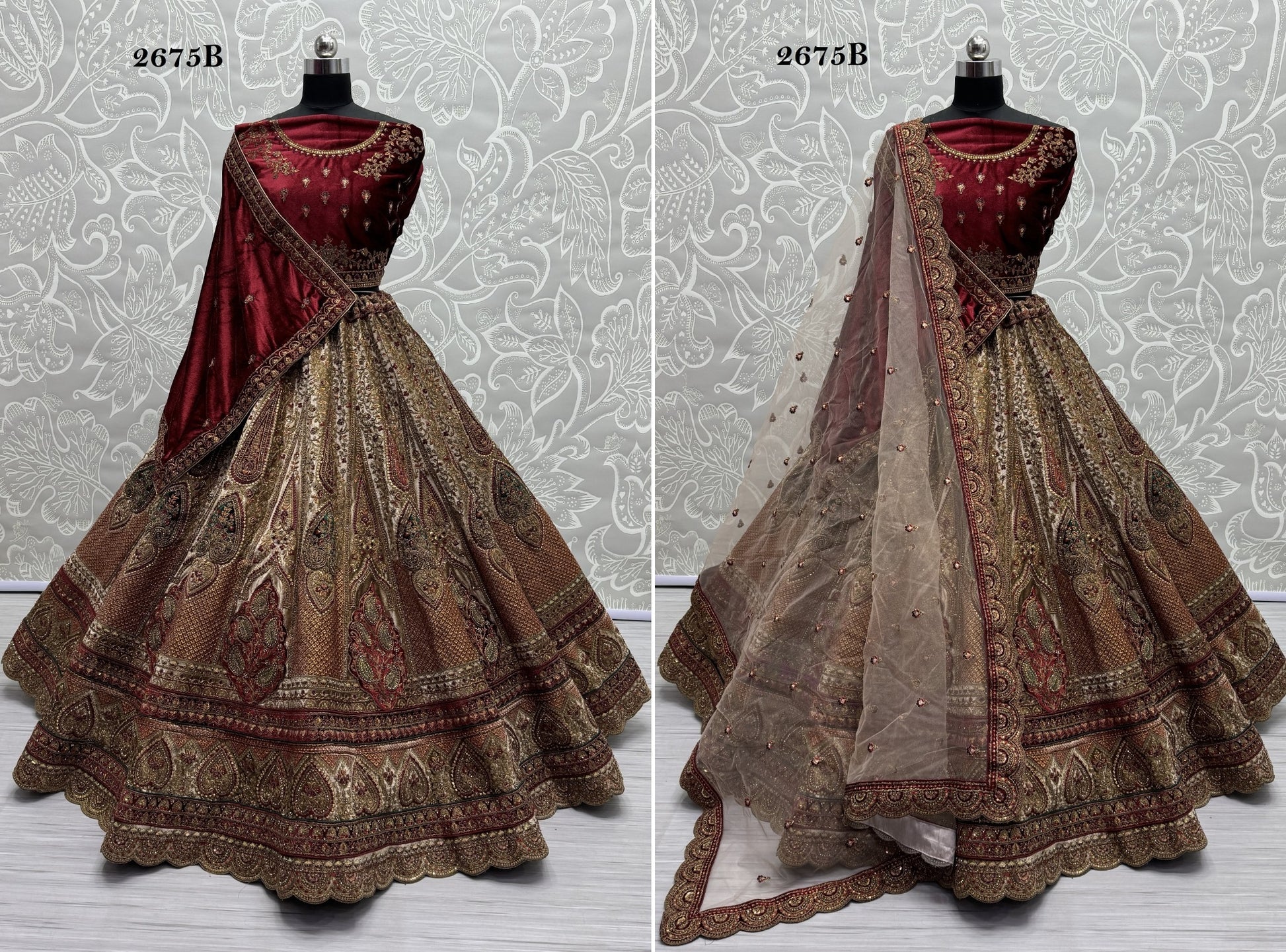 2675B Anjani Art Lehenga Choli
