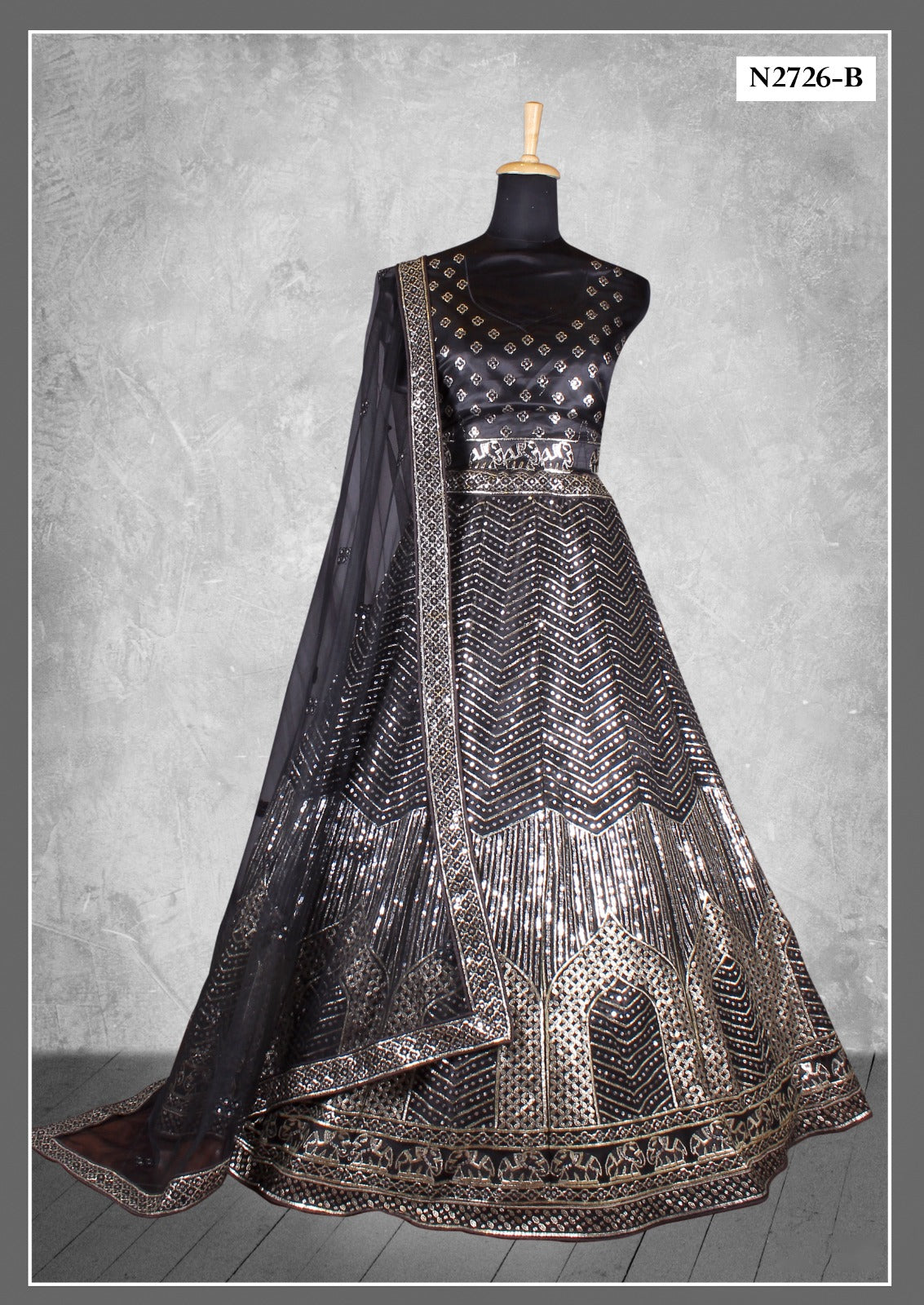 2726B Nimaya Shubharambh Vol 3 Mahotsav Lehenga Choli