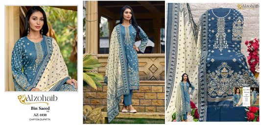 1030 Bin Saeed Nx Al Zohaib Pakistani Salwar Suits