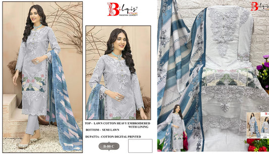 B-80C Bilqis Pakistani Salwar Suits