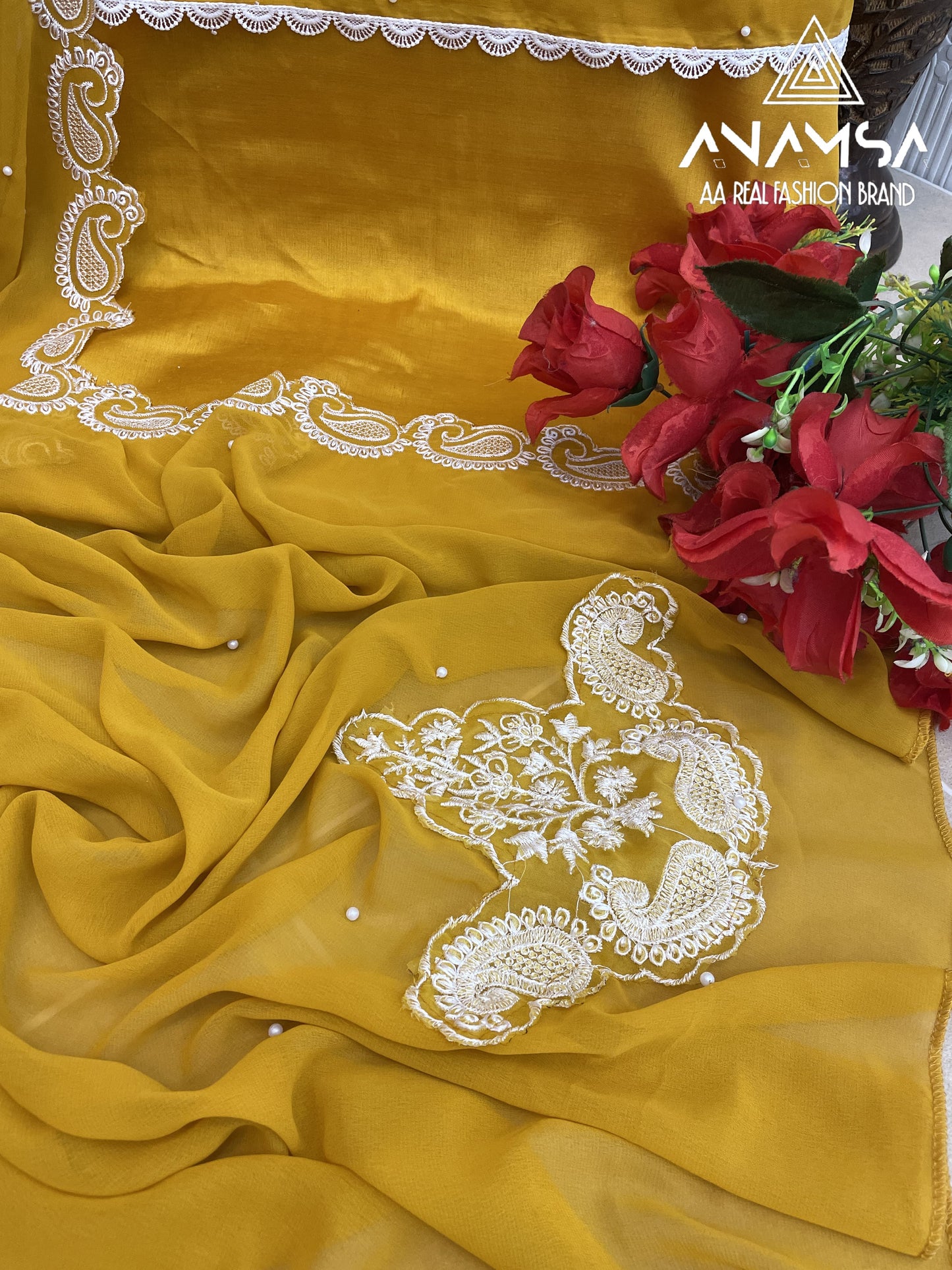 622 Anamsa Moti Work Pakistani Salwar Suits