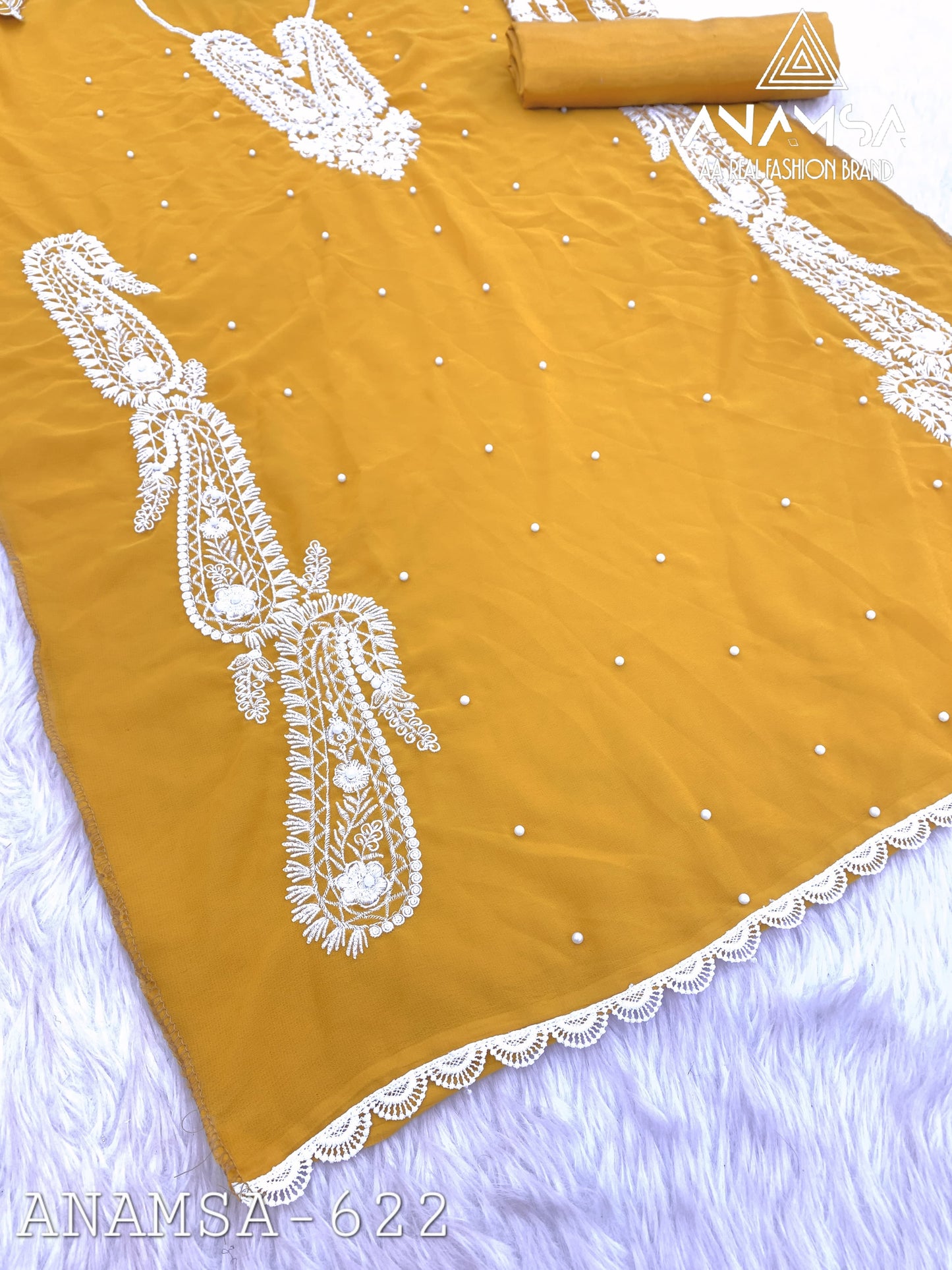 622 Anamsa Moti Work Pakistani Salwar Suits