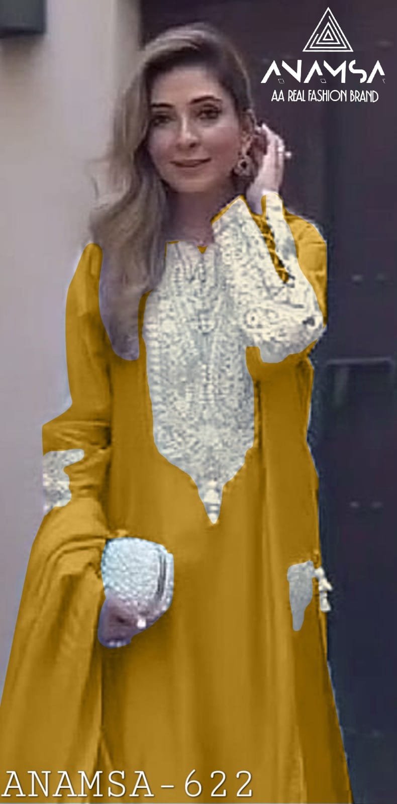 622 Anamsa Moti Work Pakistani Salwar Suits