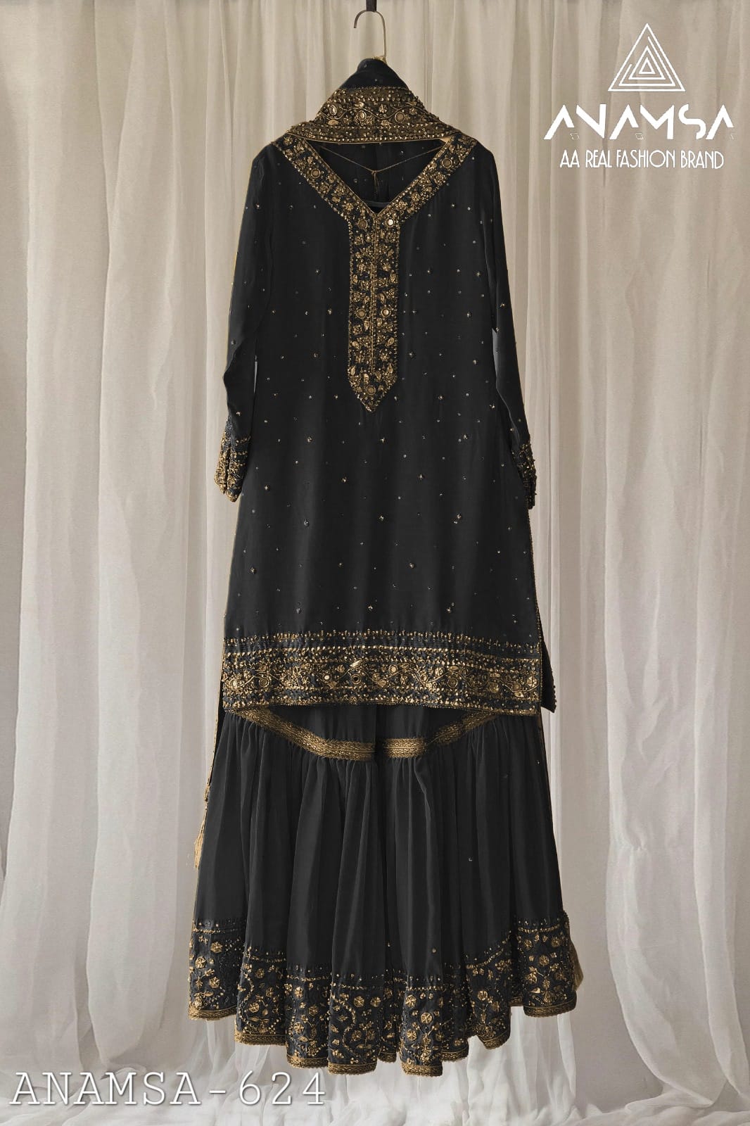624 Anamsa Georgette Pakistani Salwar Suits