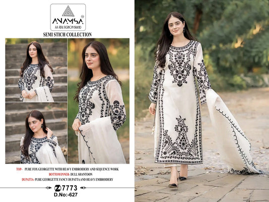 627 Anamsa Sequence Work Pakistani Salwar Suits