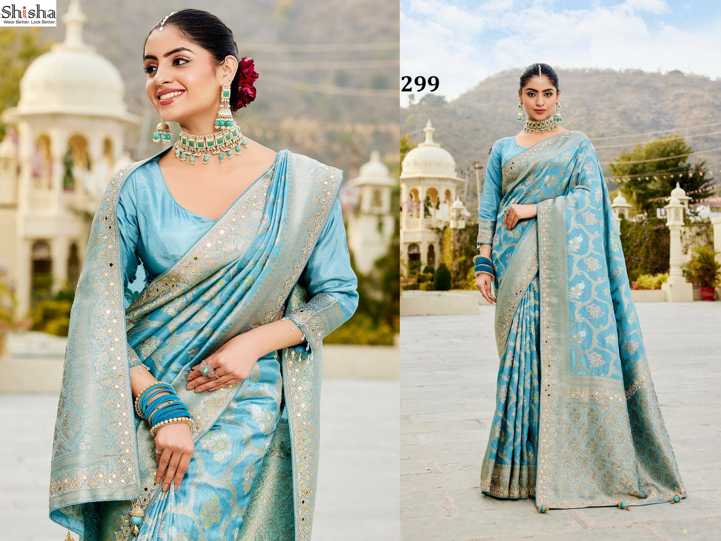 6299 Kum Kum Vol 7 Shisha Russian Silk Sarees