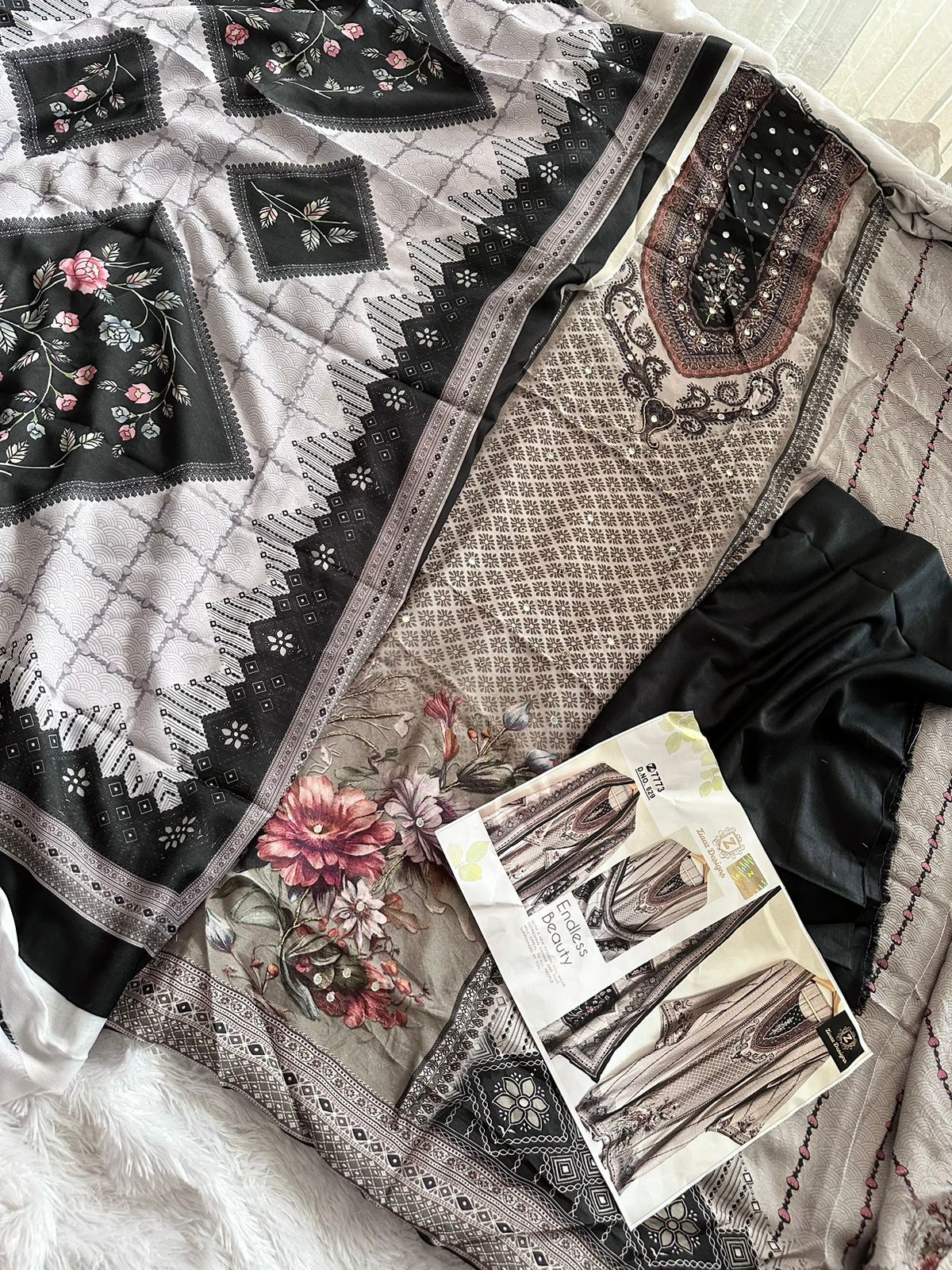 629 Ziaaz Designs Handwork Pakistani Salwar Suits