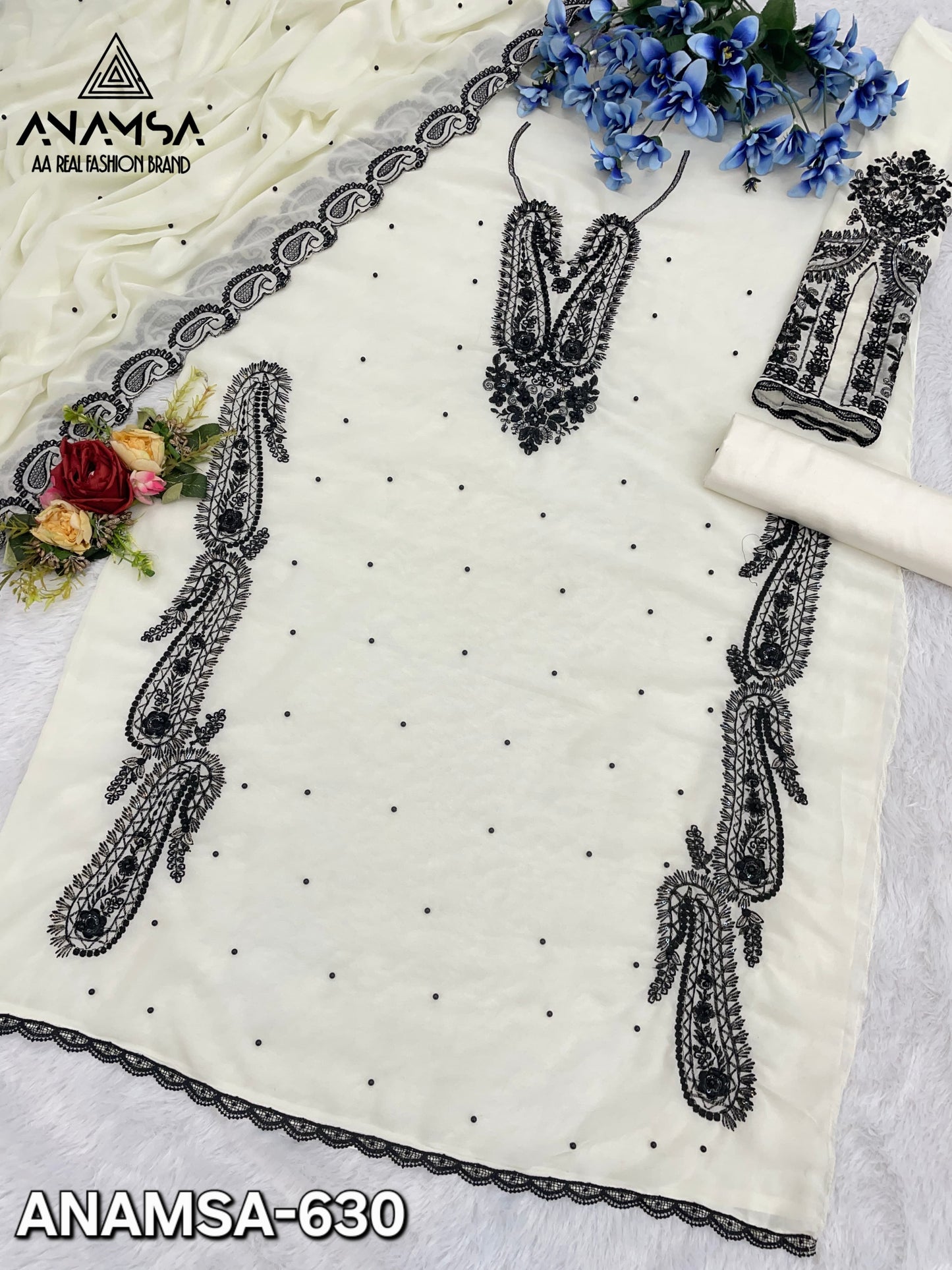 630 Anamsa Patch Pakistani Salwar Suits