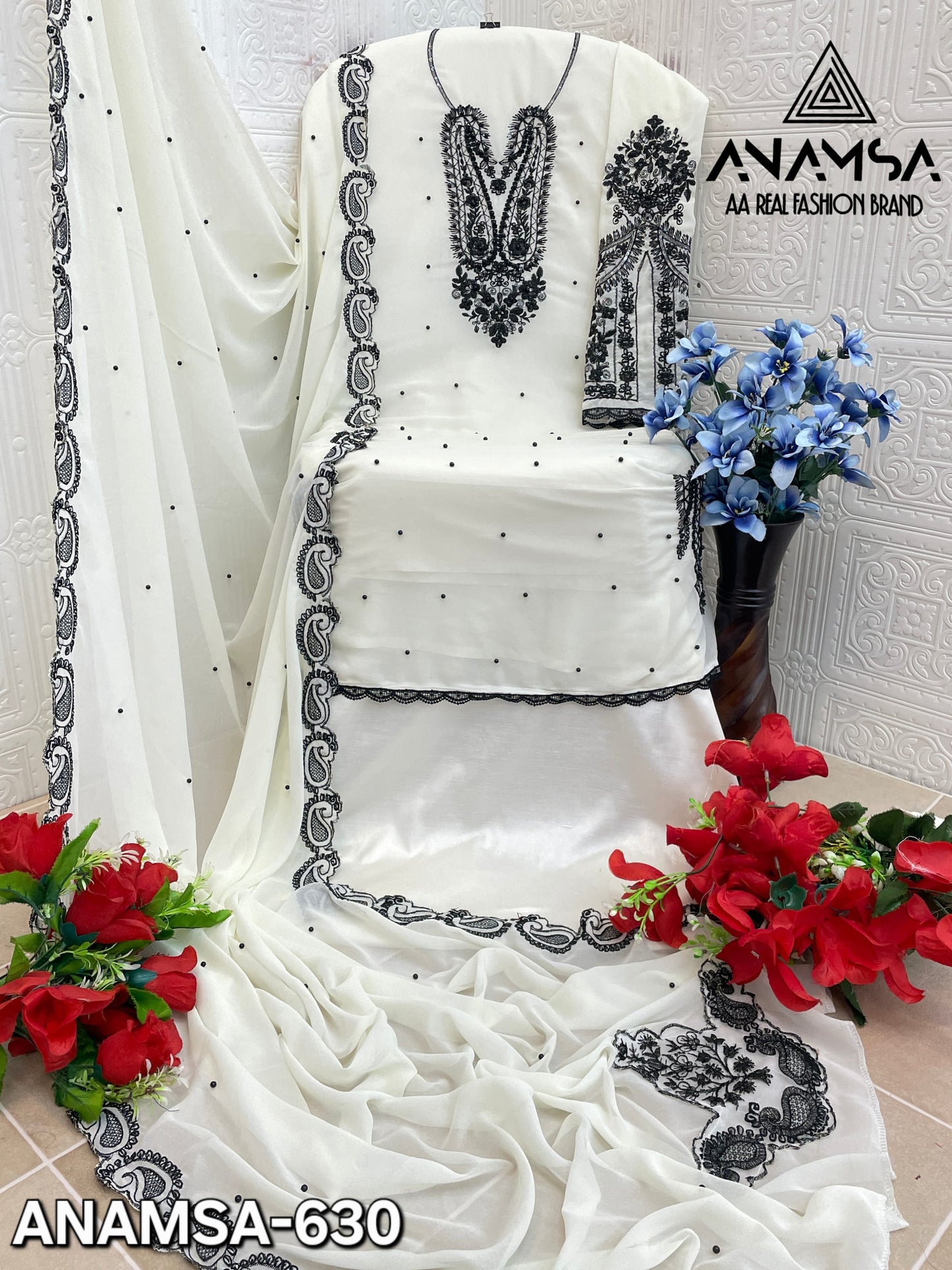 630 Anamsa Patch Pakistani Salwar Suits