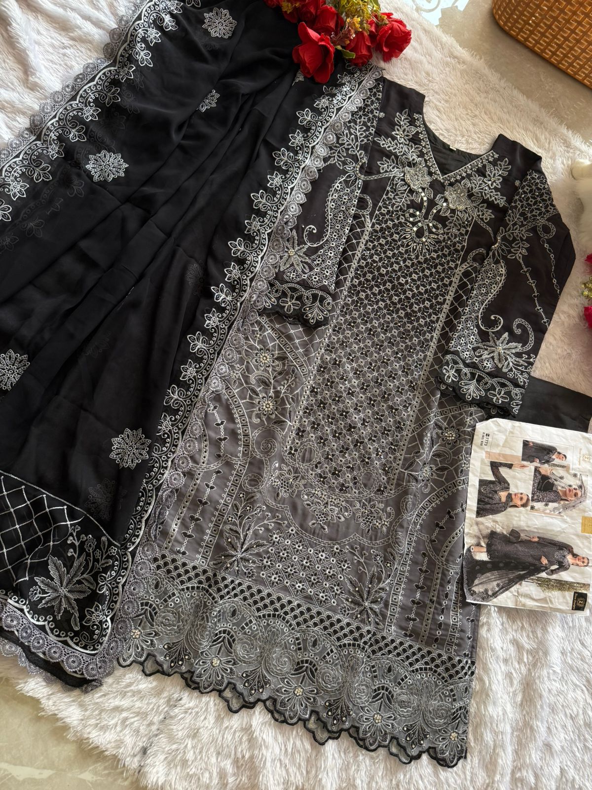 630 Ziaaz Designs Handwork Pakistani Salwar Suits