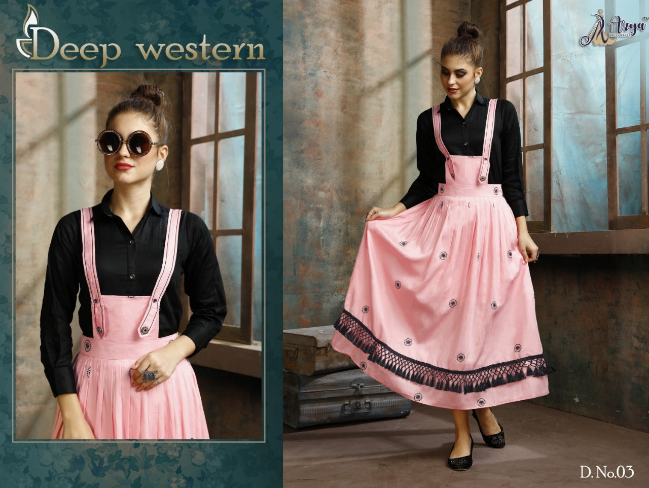 03 Deep Adm Western Dress