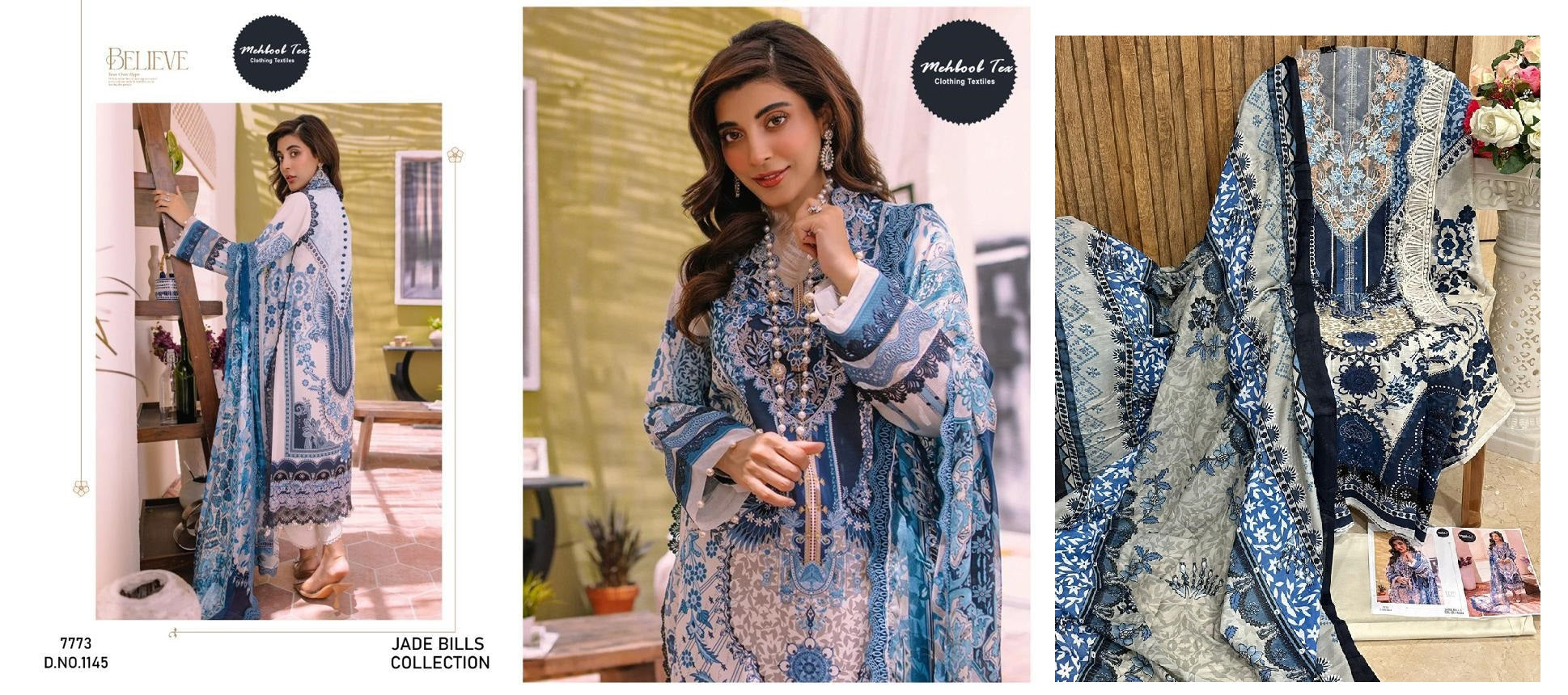 1145 Mehboob Tex Pakistani Salwar Suits