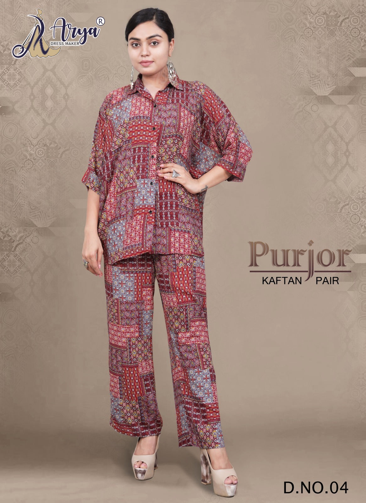 04 Purjor Adm Kaftan Pant Set