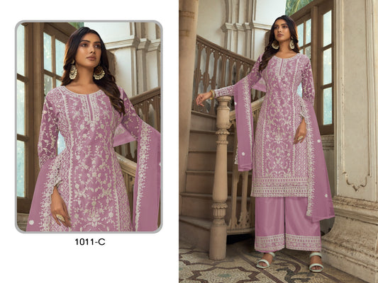 1011 C Khwaab Sabah Unstitched Suits