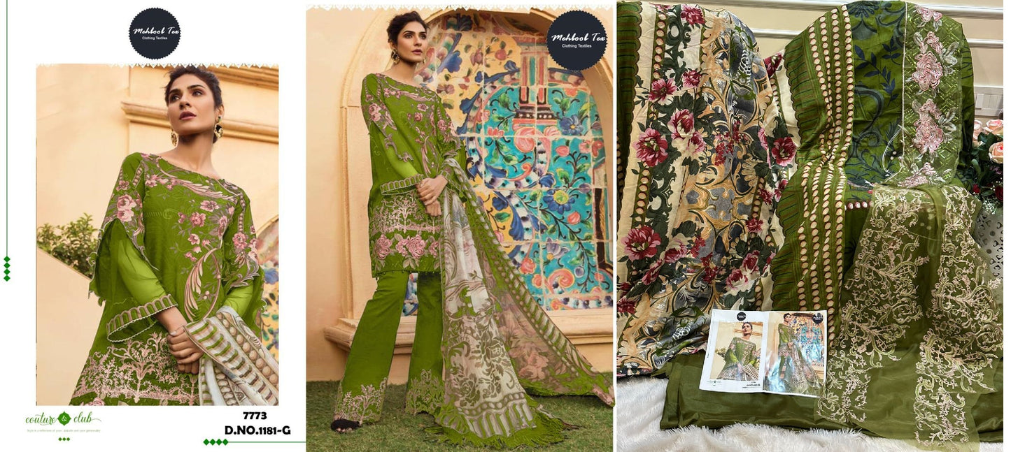 1181G Mehboob Tex Pakistani Salwar Suits
