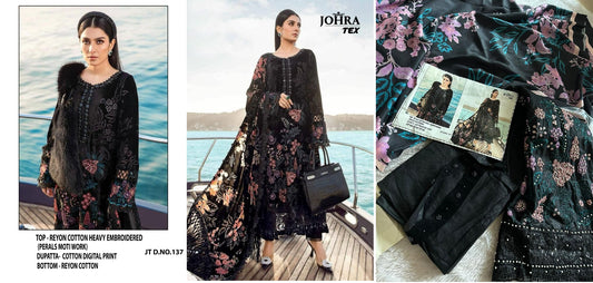 137 Johra Tex Pakistani Salwar Suits