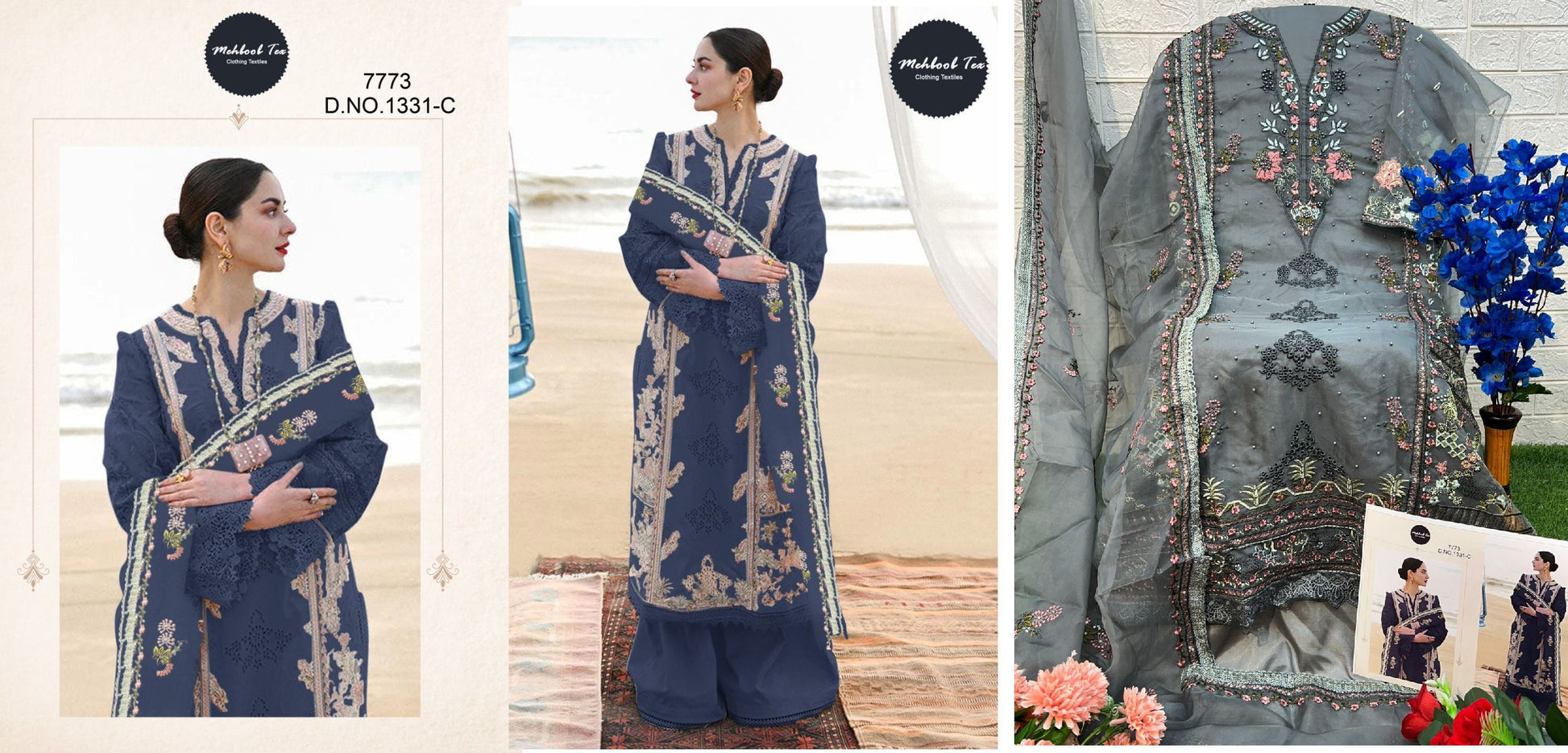 1331C Mehboob Tex Pakistani Salwar Suits