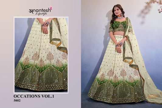 5002 Occations Vol 1 Anantesh Lehenga Choli