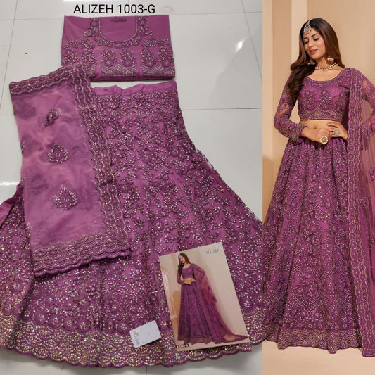 1003G Bridal Heritage Color Splash Alizeh Lehenga Choli