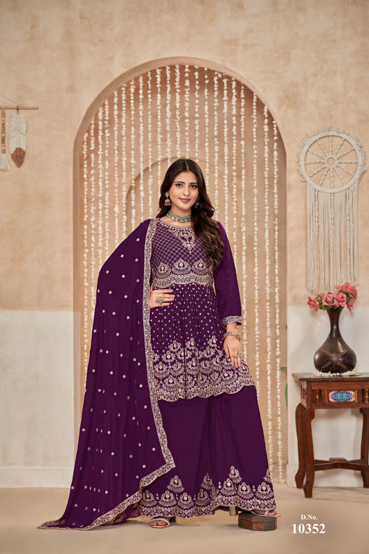 10352 Vol 35 Anjubaa Unstitched Suits