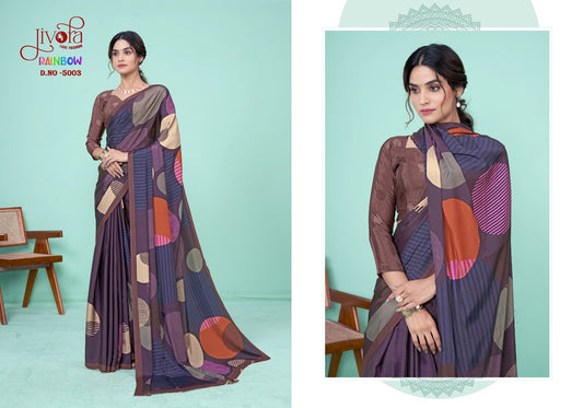 5003 Rainbow Jivora Sarees