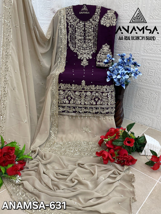 631 Anamsa Patch Pakistani Salwar Suits
