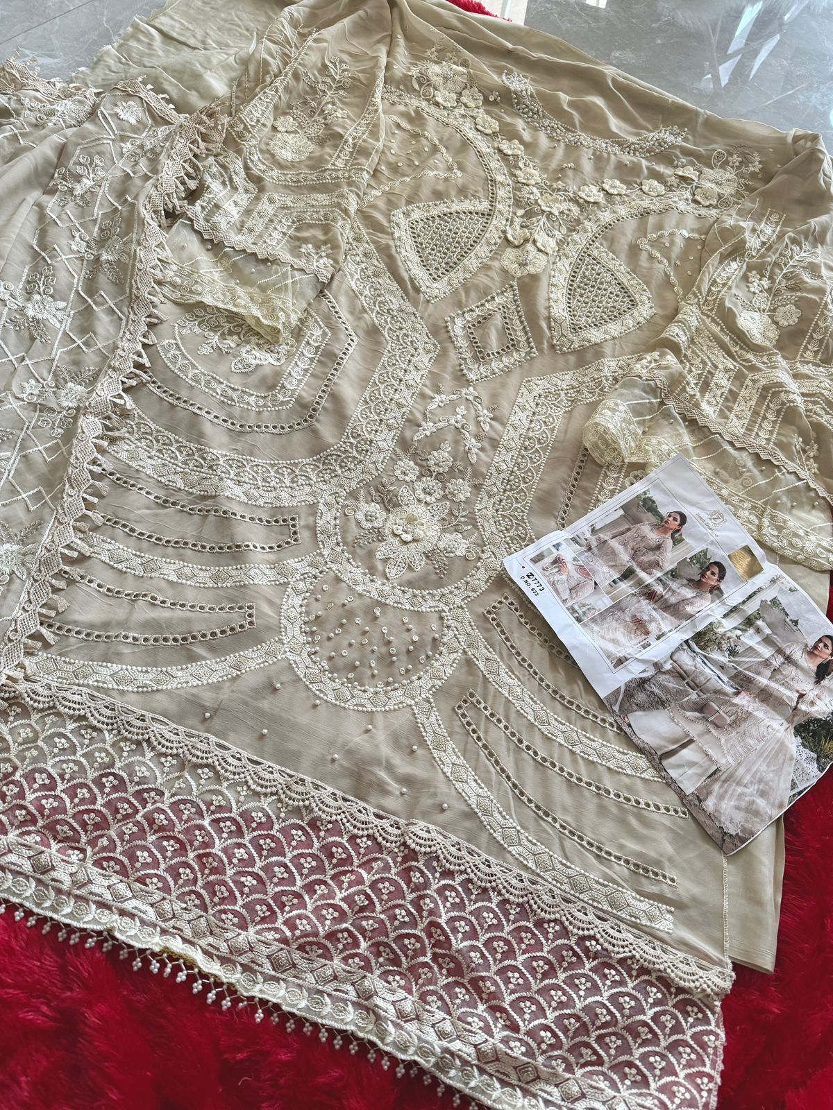 633 Ziaaz Designs Embroidered Pakistani Salwar Suits