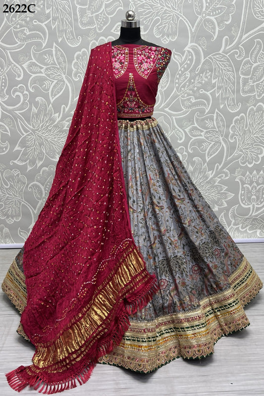 2622C Anjani Art Lehenga Choli