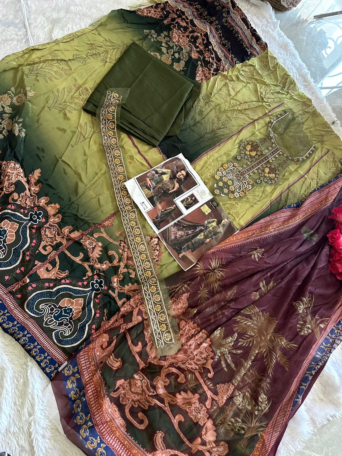 636 Ziaaz Designs Printed Pakistani Salwar Suits