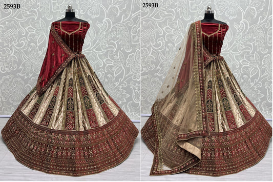 2593B Anjani Art Lehenga Choli