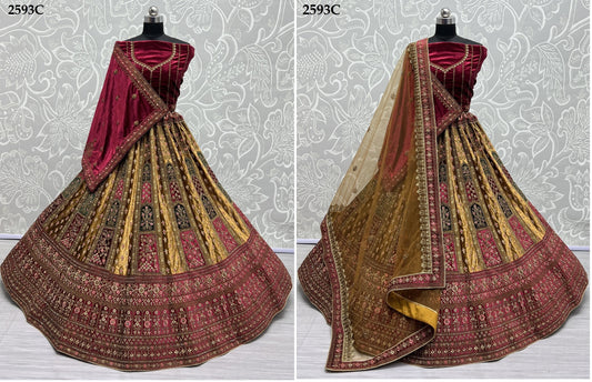 2593C Anjani Art Lehenga Choli