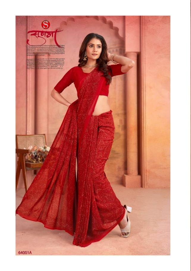 64001A Harmony Sushma Georgette Sarees