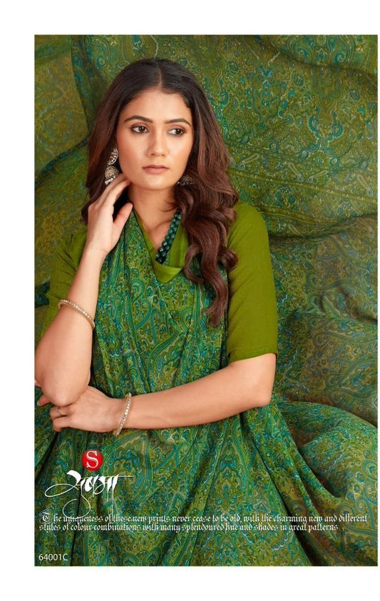 64001C Harmony Sushma Georgette Sarees