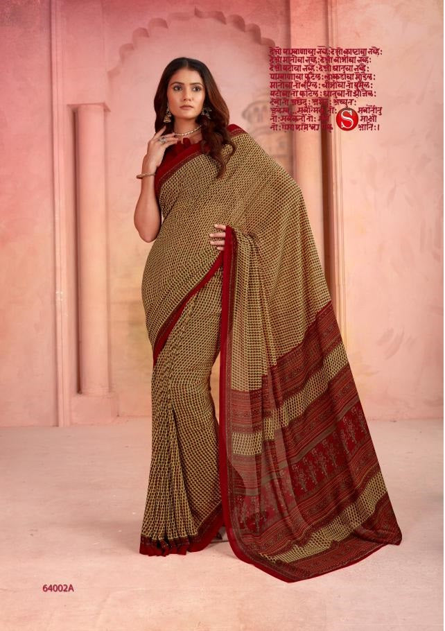 64002A Harmony Sushma Georgette Sarees