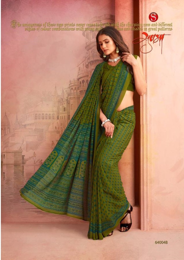 64004B Harmony Sushma Georgette Sarees