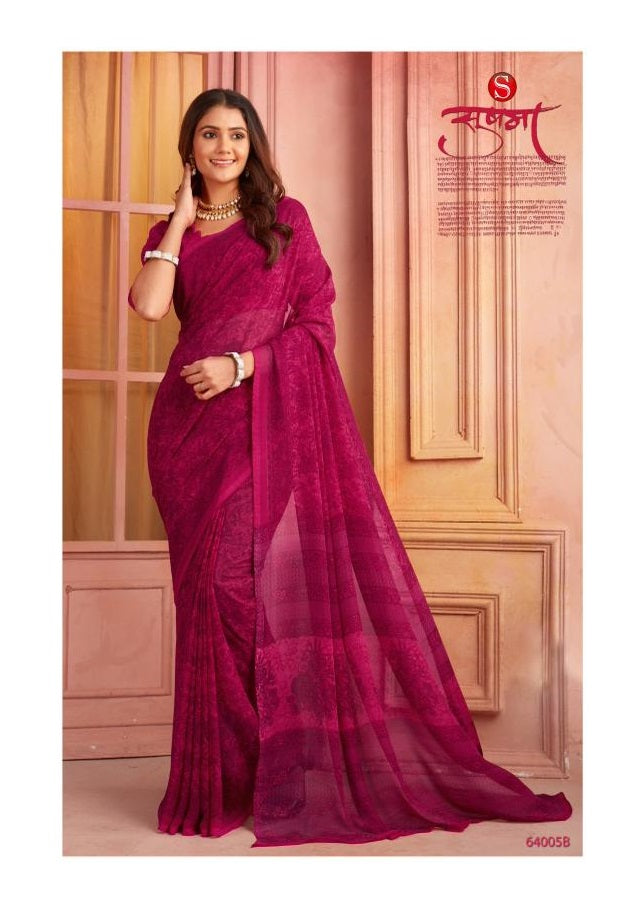 64005B Harmony Sushma Georgette Sarees