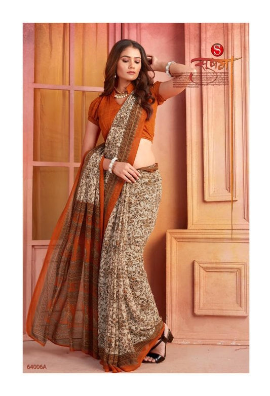 64006A Harmony Sushma Georgette Sarees