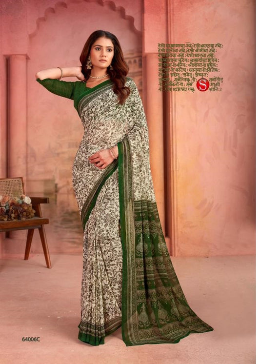 64006C Harmony Sushma Georgette Sarees