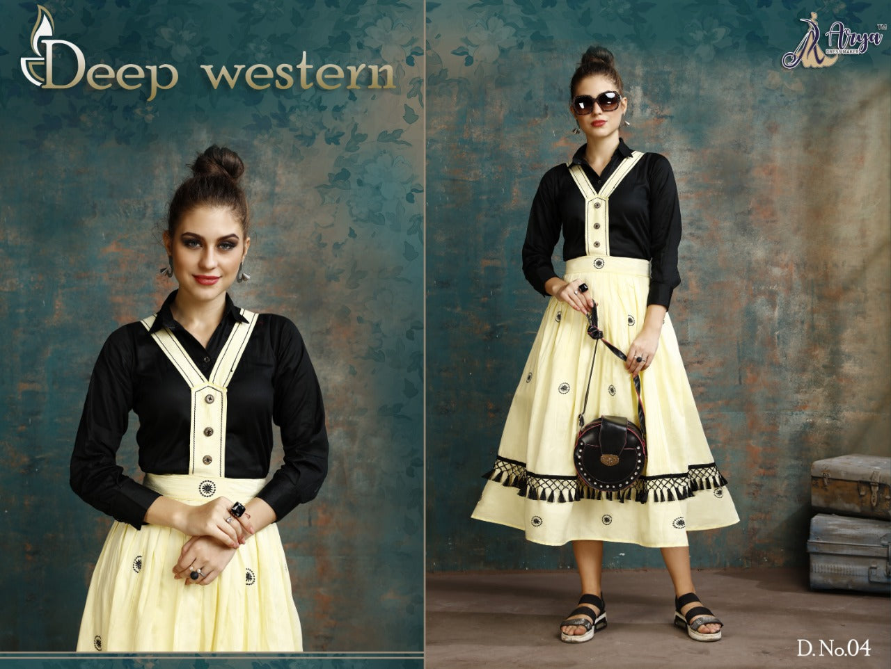 04 Deep Adm Western Dress