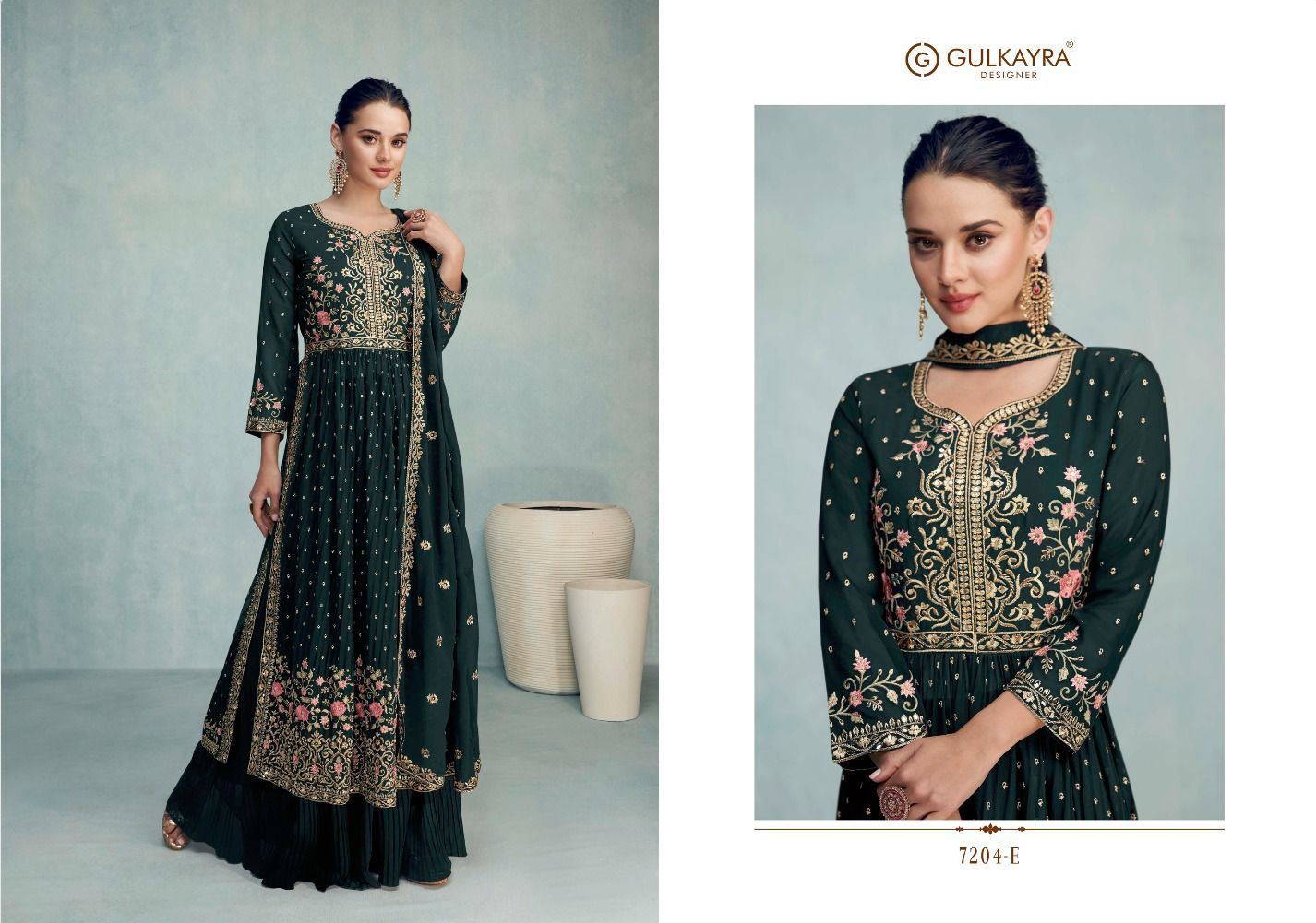 7204E Nayra Vol 4 Gulkayra Designer Readymade Suits