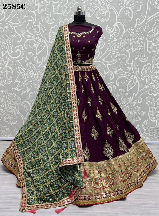 2585C Anjani Art Lehenga Choli