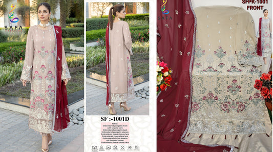 1001D Safa Creation Pakistani Salwar Suits