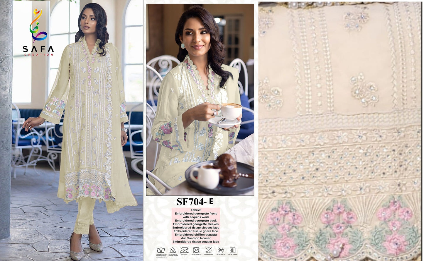 704E Safa Creation Pakistani Salwar Suits