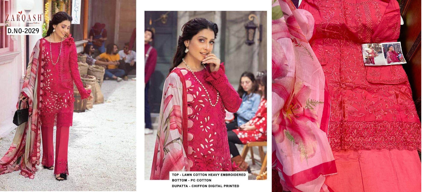 Z-2029 Zarqash Pakistani Salwar Suits