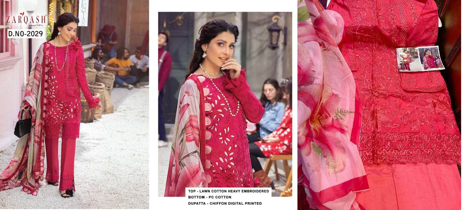 Z-2029 Zarqash Pakistani Salwar Suits