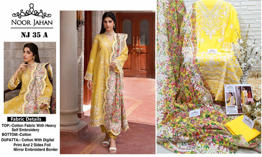 Nj-35A Noor Jahan Pakistani Salwar Suits