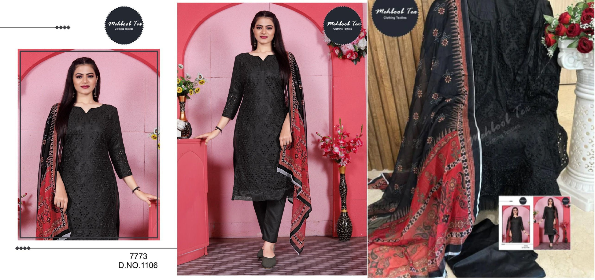 1106 Mehboob Tex Pakistani Salwar Suits