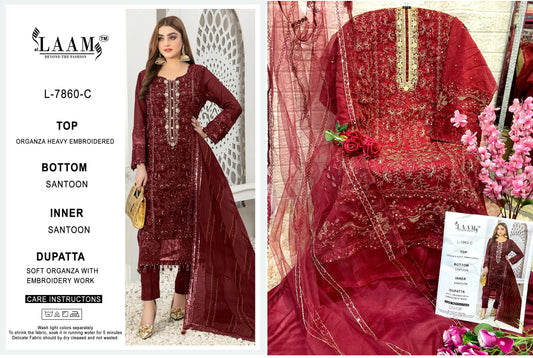 7860C Al Laam Pakistani Salwar Suits